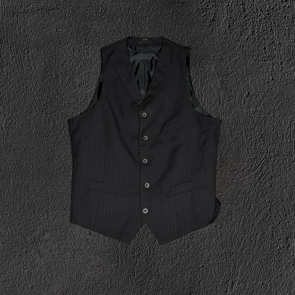 2000s Alfani pinstripe suit vest